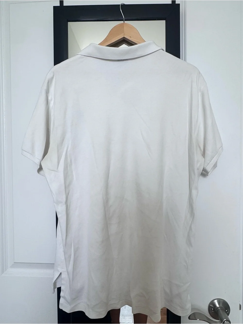 Polo by Ralph Lauren Men’s White Polo with Navy Pony